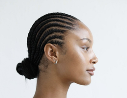 Cornrows, nattes collées